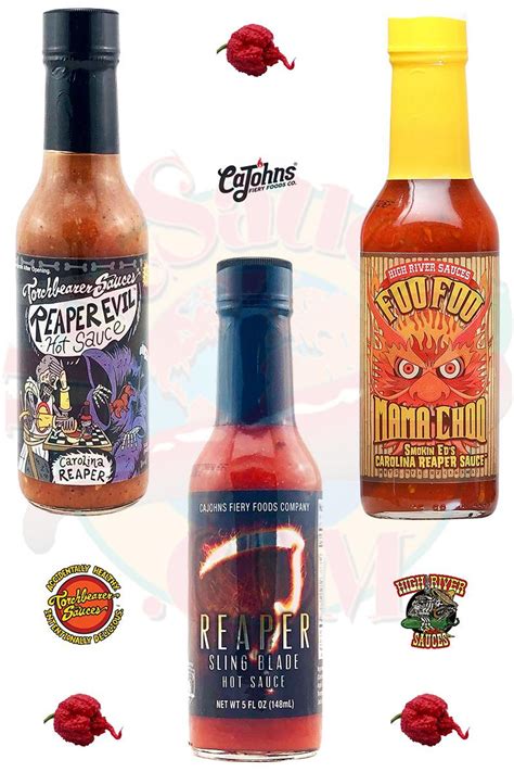 Carolina Reaper Pepper Hot Sauces