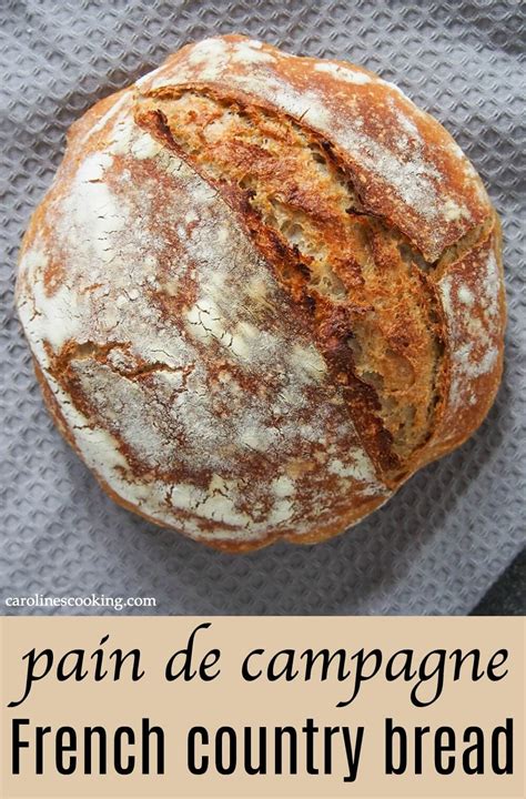 Pain de campagne - French country bread - Caroline's Cooking