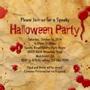 Parchment, Blood Splatter Halloween Invitations | Zazzle.com