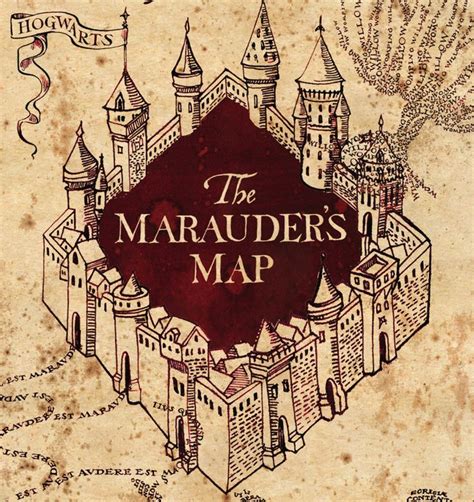 The Marauder's Map | Harry potter marauders map, Harry potter, Harry potter marauders