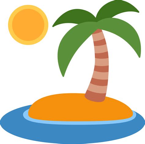 "desert island" Emoji - Download for free – Iconduck