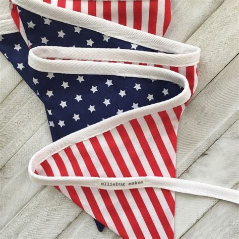 American Flag Bunting - Etsy