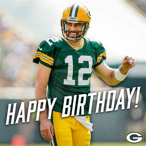 🎉 Happy birthday, Aaron!! 🎉 - Green Bay Packers | Facebook