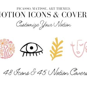 Notion Icons, Notion Covers, Notion Customization, Notion Customization ...