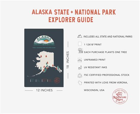 Alaska Parks Map - Map of Alaska featuring all AK State Parks and ...