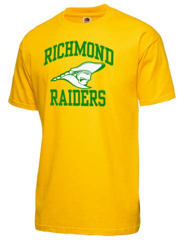 Richmond Senior High School Raiders Fruit of the Loom Men's 5oz Cotton ...