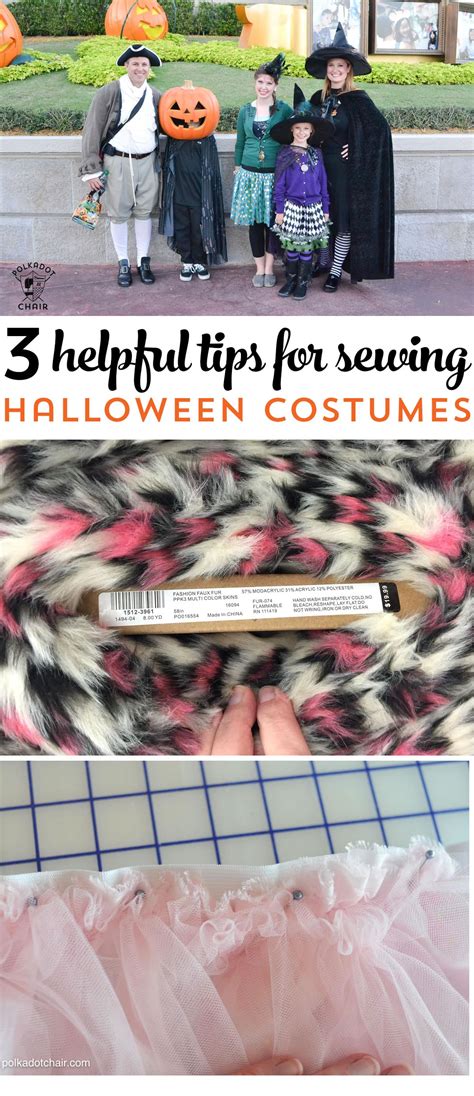 3 Simple Tips for Sewing Halloween Costumes - The Polka Dot Chair