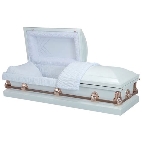 Apollo White Casket | Stock availability