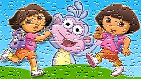 DORA Jigsaw Puzzle Games For Kids - Dora the Explorer - YouTube