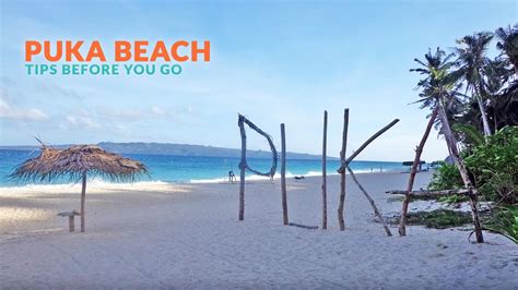 PUKA BEACH, BORACAY: Important Travel Tips - Philippine Beach Guide