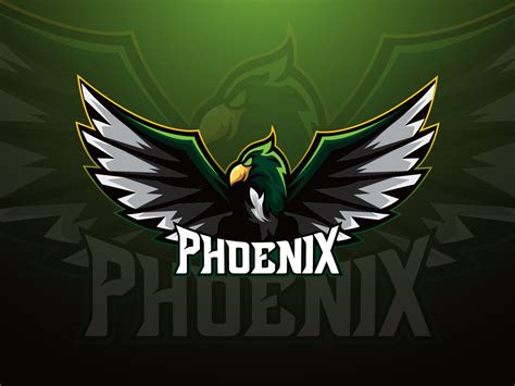 Phoenix Mascot Logo Template by Lokavora on Dribbble