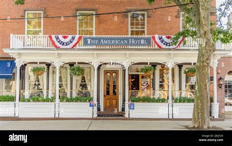 The American Hotel, Sag Harbor, NY Stock Photo - Alamy