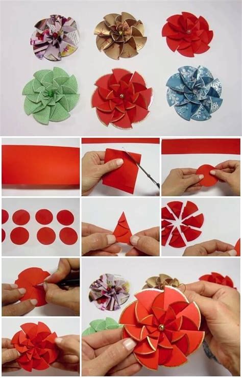 how-to-make-easy-modular-paper-flower DIY Paper Flower Step by step making tutorials | Paper ...