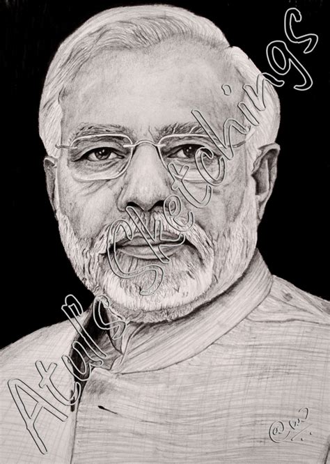 Aggregate 72+ sketch modi painting - seven.edu.vn