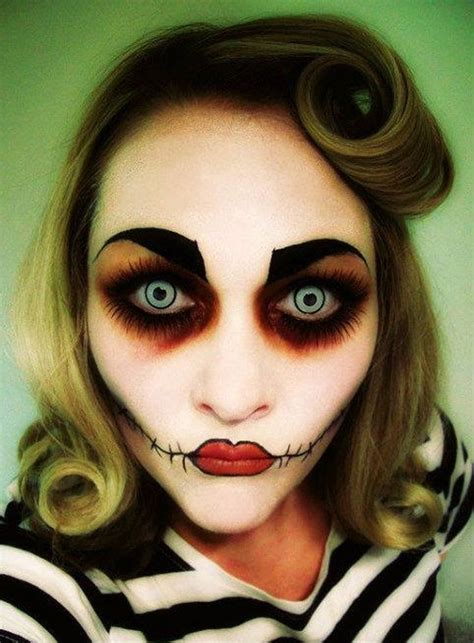 13 Maquillajes de muñeca diabolica para Halloween