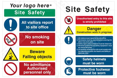 Construction Site Safety Signs