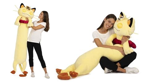 You Can Now Buy A Gigantamax Meowth Plush, And It's Over Five Feet Long ...