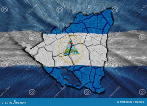 Nicaraguan Map stock illustration. Illustration of name - 102532920