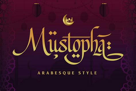 Mustopha - Arabic Style | Free Fonts Download