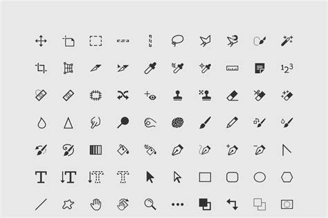 Creative Photoshop Tool Icons for Stunning Designs