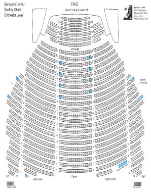 Benedum Interactive Seating Chart | Elcho Table