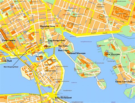 Map of Stockholm