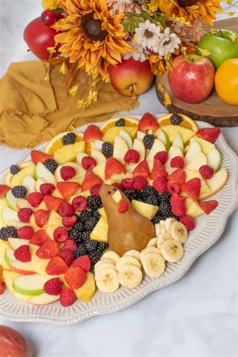 Fruit Turkey platter - Veggie Fun Kitchen