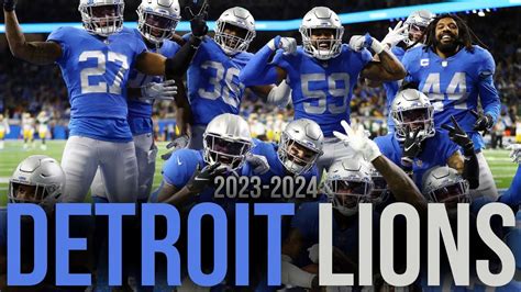 DETROIT LIONS 2023-2024 Season Prediction & Schedule: CAN JARED GOFF take the LIONS to the ...