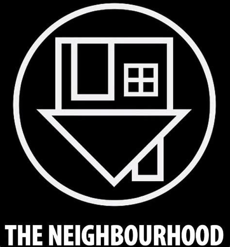 The Neighbourhood Logo Poster by blackmeetswhite | Capas de álbuns ...