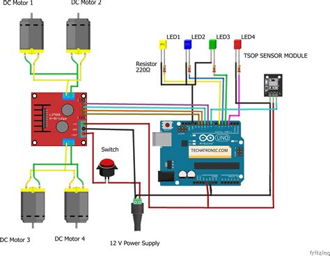 Remote control robot using Arduino | TSOP and Arduino control robot