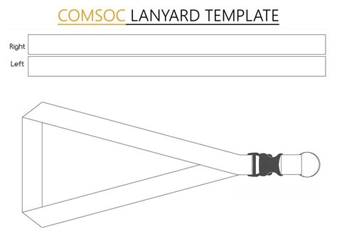 Lanyard Template Psd Free - Printable Templates