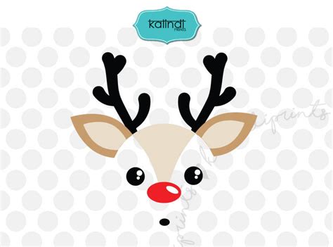 Reindeer Svg Christmas Svg Rudolph Svg Rudolf Svg Deer | Etsy