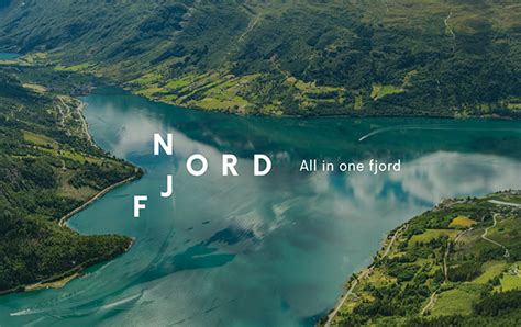 Visual identity for Visit Nordfjord, Norway on Behance