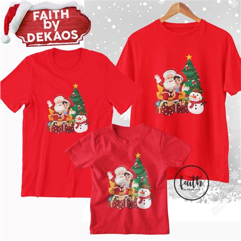 Jual KAOS NATAL / BAJU NATAL COUPLE KELUARGA / KAOS NATAL / BAJU NATAL TERBARU / KAOS SINTERKLAS ...