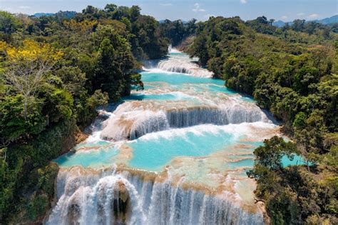 Agua Azul waterfalls on the Yax-Ha River - Chiapas, Mexico — Google ...