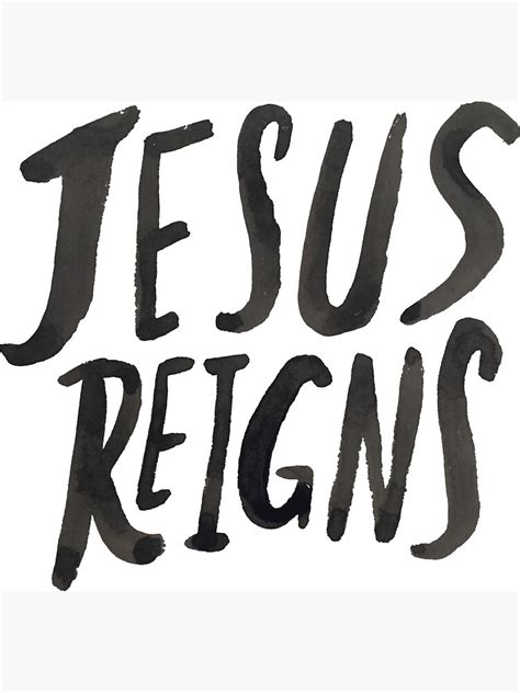 "Jesus Reigns" Magnet for Sale by theanointedhome | Redbubble