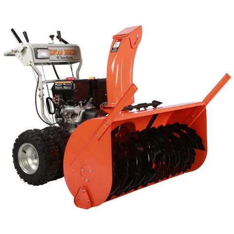 Snow Beast Snow Removal 45 in. Commercial 420cc Two-Stage Electric Start Gas Snow Blower ...