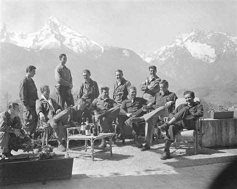 Photos of American troops smoking, drinking at Hitler's private residence after World War II ...