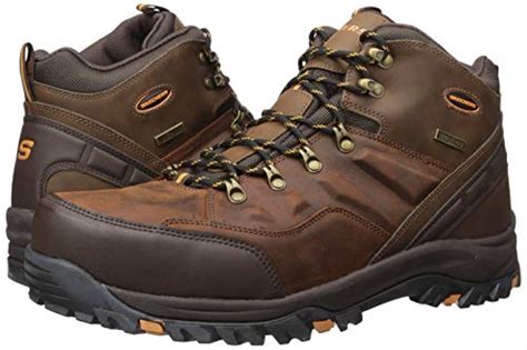 Skechers Men's RELMENT-TRAVEN Waterproof Hiker Hiking Boot, CDB, 11.5 Extra Wide US Apparel ...