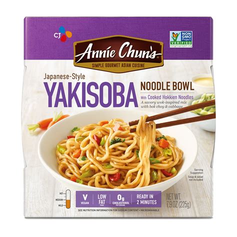 Annie Chun's Vegan Japanese-Style Yakisoba Noodle Bowl, 7.9 oz. - Walmart.com - Walmart.com