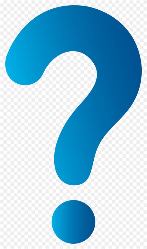 Simple Blue Question Mark - Question Clipart - FlyClipart