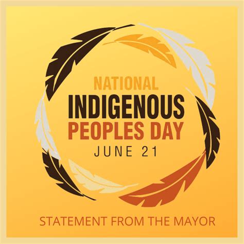 From the Office of the Mayor - National Indigenous Peoples Day ...