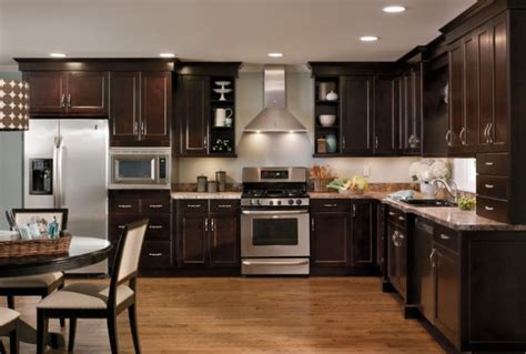 16 Classy Dark Wood Kitchens That Will Delight You