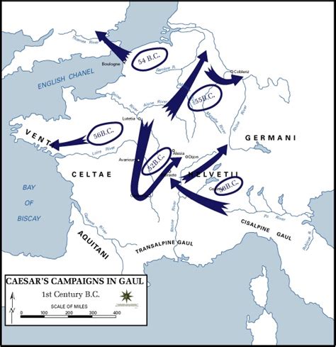 Julius Caesar & the Gallic Wars | Timeline & Conquest of Gaul | Study.com