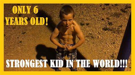 STRONGEST KID IN THE WORLD!! - YouTube