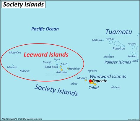 Leeward Islands Map | Society Islands, French Polynesia | Detailed Maps ...