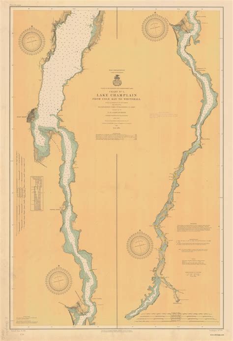 Nautical Maps of Lake Champlain