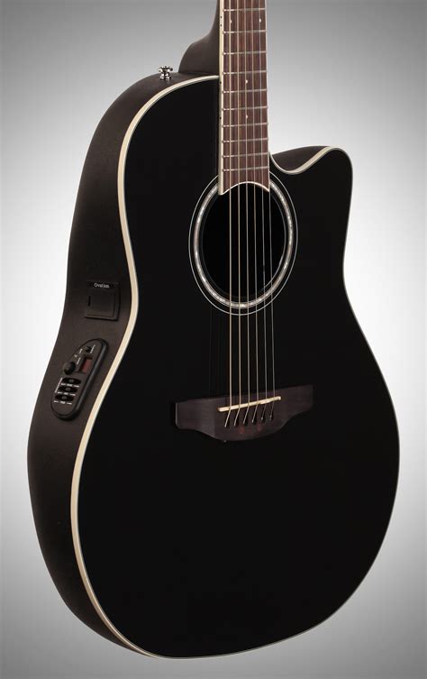 Ovation CS24 Celebrity Standard Acoustic-Electric Guitar, Black