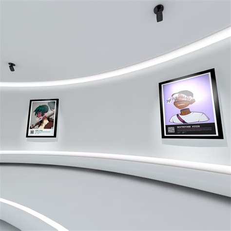 3D VR Digital Art Exhibition Meta Gallery - TurboSquid 1985944