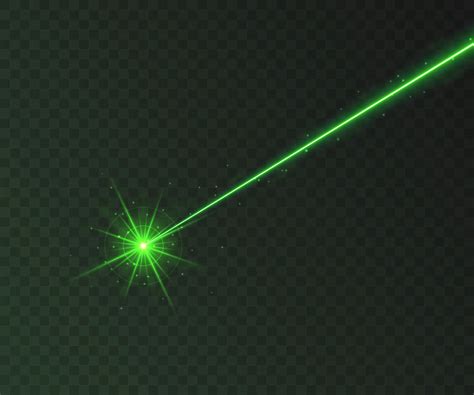 Green laser beam light effect isolated on transparent background 15276388 Vector Art at Vecteezy